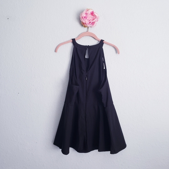 Torrid Black Bengaline High Neck Strappy Cage Front Top - Picture 8 of 8